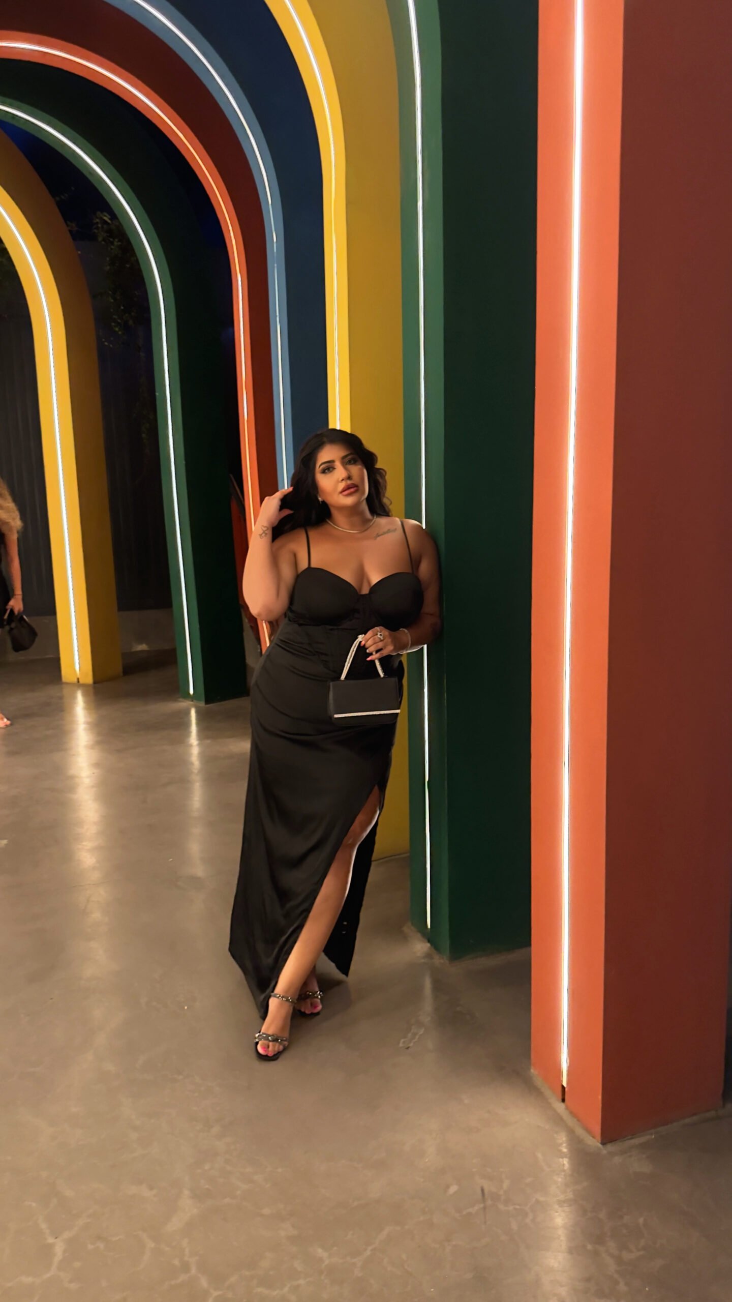 Plus Size Satin SXY corset dress