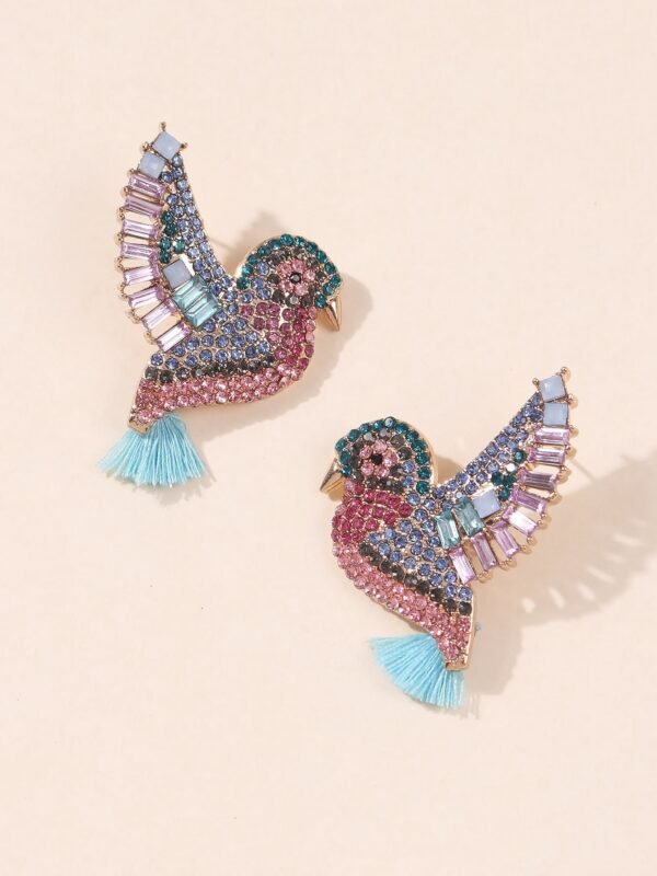 Earrings bird design